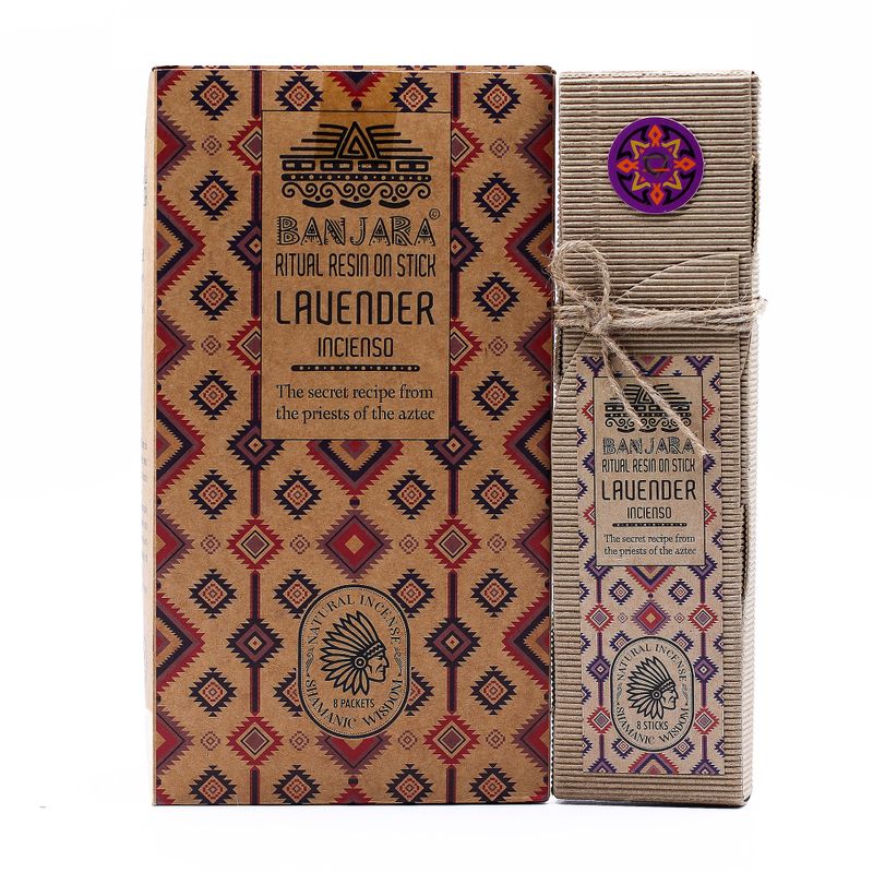 Résine rituelle sur bâton - Lavande