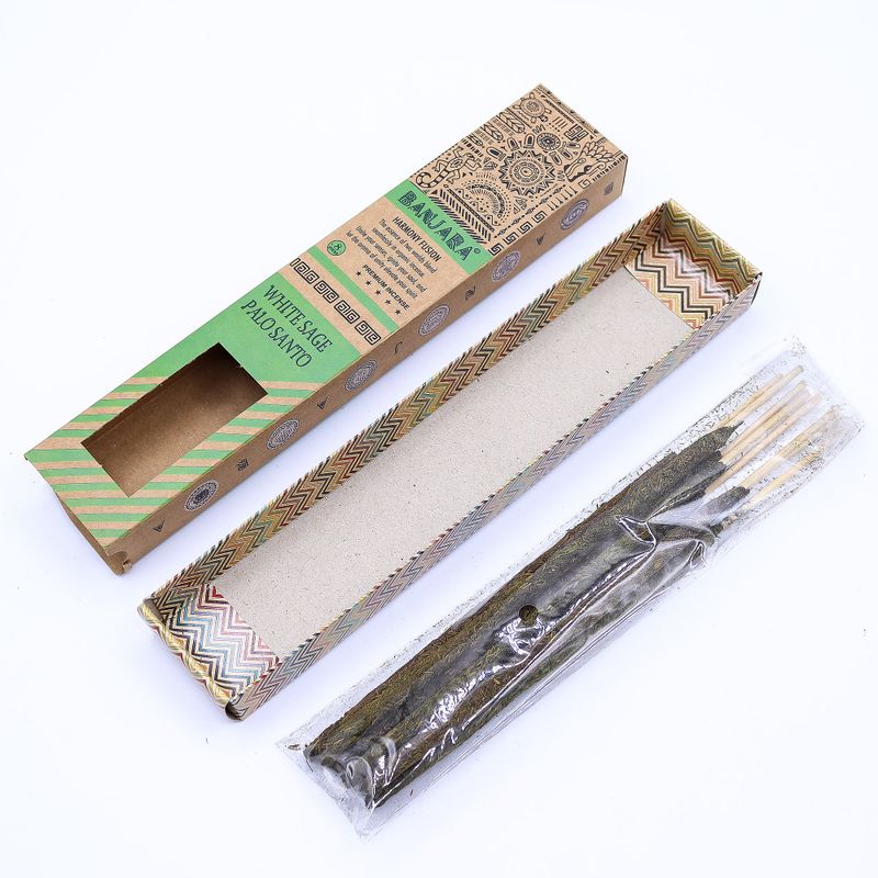 Banjara Bâtons de fumigation Palo Santo - Ensemble de 6 paquets