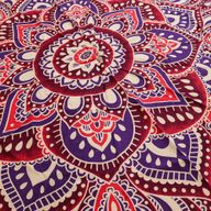 Grande tenture ronde mandala (180 cm) – Rose & Violet