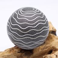 Lampe Lueur Flottante abat-jour Luna gris