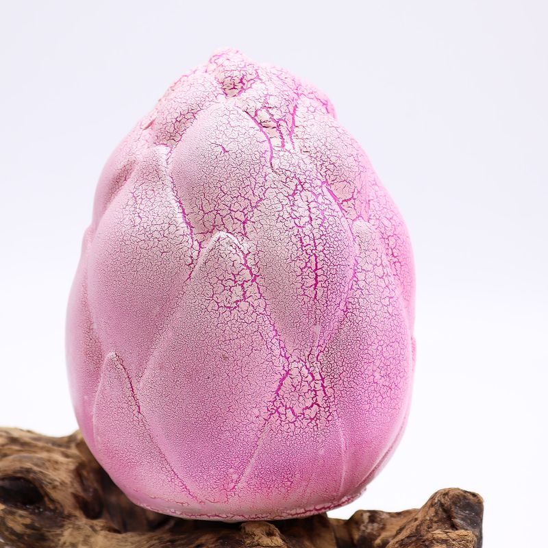 Lampe Lueur Flottante abat-jour Fleur de lotus craquelée – violet