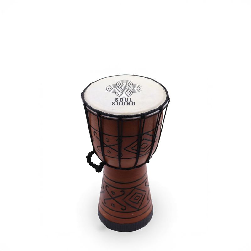 Petit Tambour Djembe Pro - Soul Sound (grave) - Petit 30 cm (15 cm diamètre)
