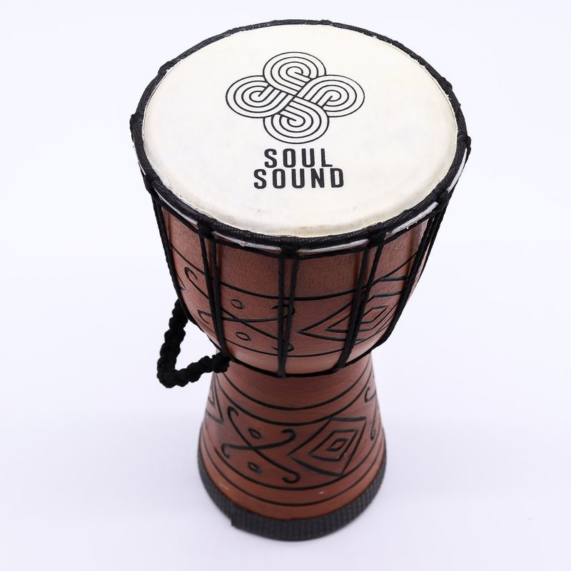 Petit Tambour Djembe Pro - Soul Sound (grave) - Petit 30 cm (15 cm diamètre)