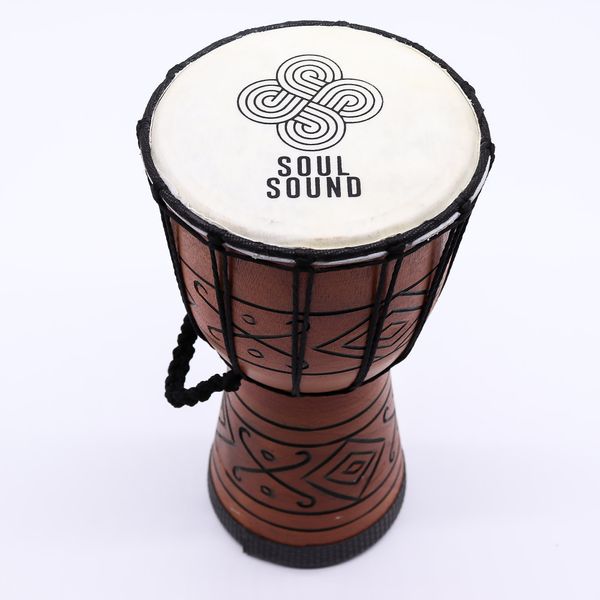 Petit Tambour Djembe Pro - Soul Sound (grave) - Petit 30 cm (15 cm diamètre)