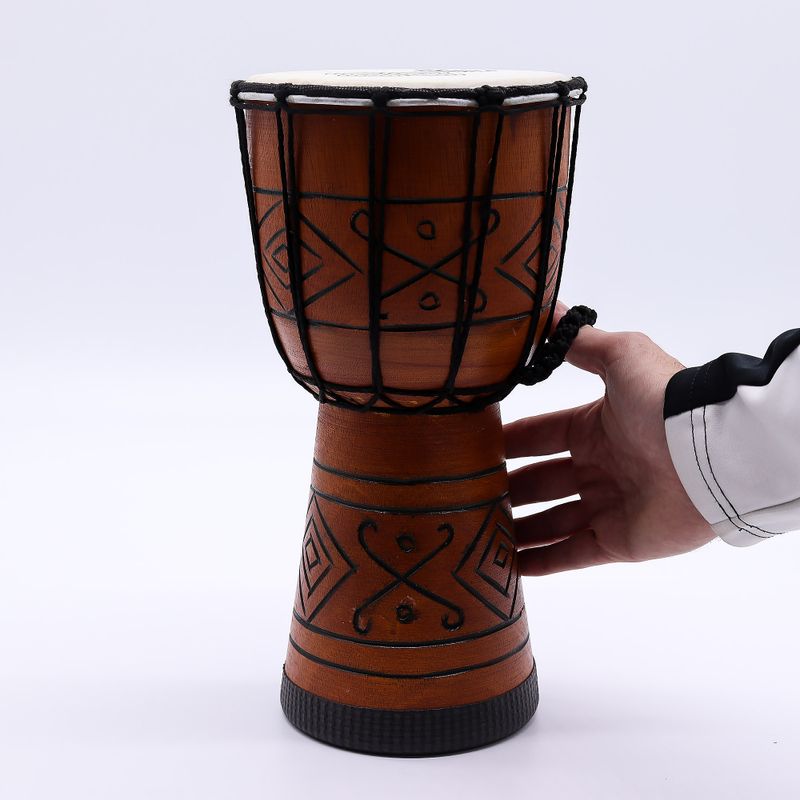 Petit Tambour Djembe Pro - Soul Sound (grave) - Petit 30 cm (15 cm diamètre)