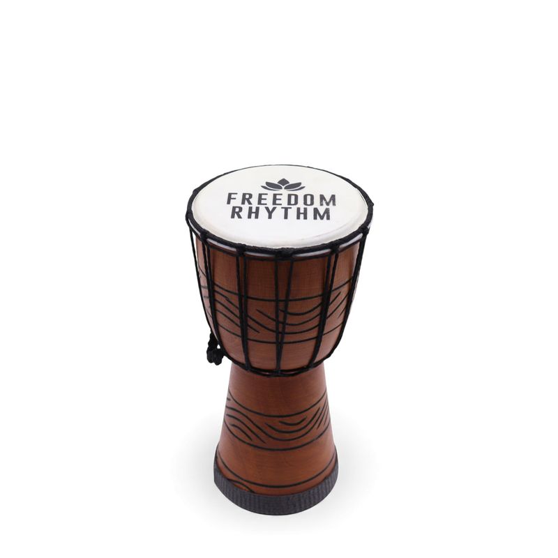 Petit Tambour Djembe Pro - Freedom Rhythm (aigu) - Petit 30 cm (15 cm diamètre)