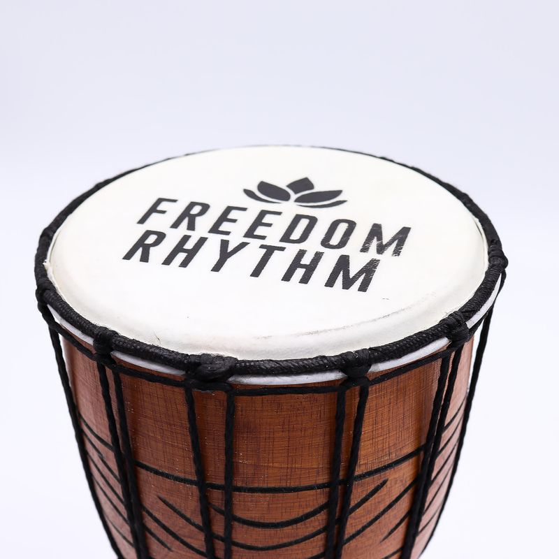 Petit Tambour Djembe Pro - Freedom Rhythm (aigu) - Petit 30 cm (15 cm diamètre)
