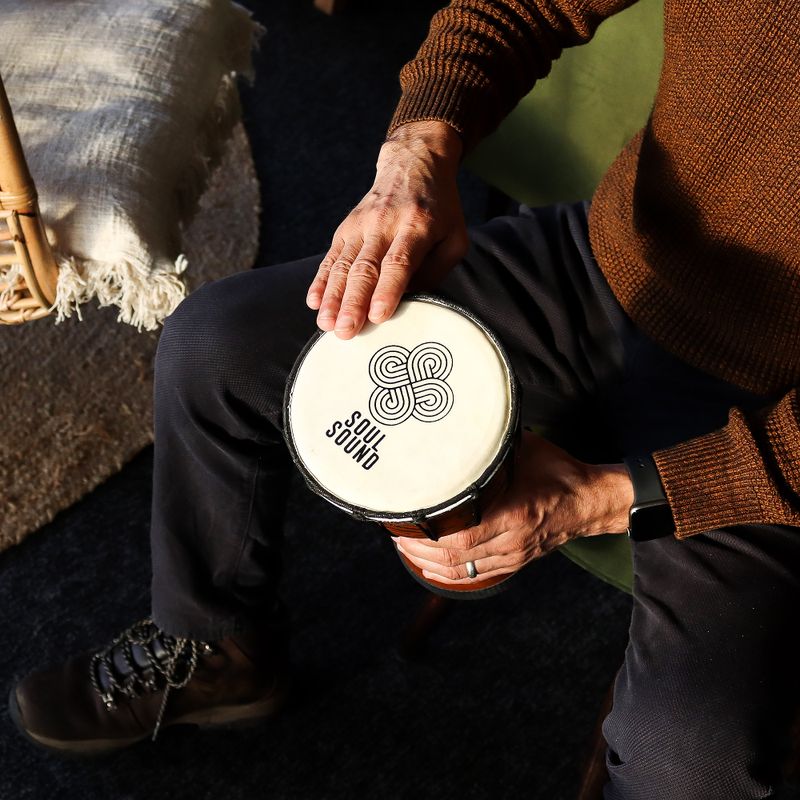 Petit Tambour Djembe Pro - Soul Sound (grave) - Petit 30 cm (15 cm diamètre)