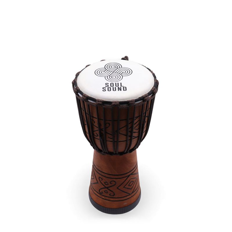Tambour Djembe Pro Moyen - Soul Sound (grave) - Moyen 40 cm (18 cm diamètre)
