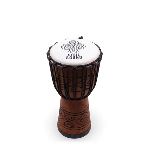 Tambour Djembe Pro Moyen - Soul Sound (grave) - Moyen 40 cm (18 cm diamètre)
