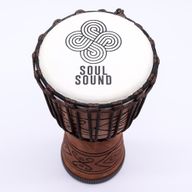 Tambour Djembe Pro Moyen - Soul Sound (grave) - Moyen 40 cm (18 cm diamètre)