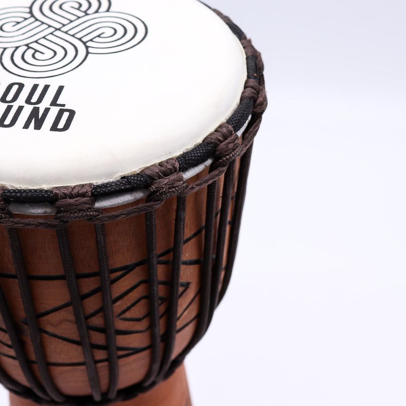 Tambour Djembe Pro Moyen - Soul Sound (grave) - Moyen 40 cm (18 cm diamètre)
