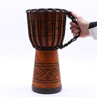 Tambour Djembe Pro Moyen - Soul Sound (grave) - Moyen 40 cm (18 cm diamètre)