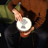 Tambour Djembe Pro Moyen - Soul Sound (grave) - Moyen 40 cm (18 cm diamètre)