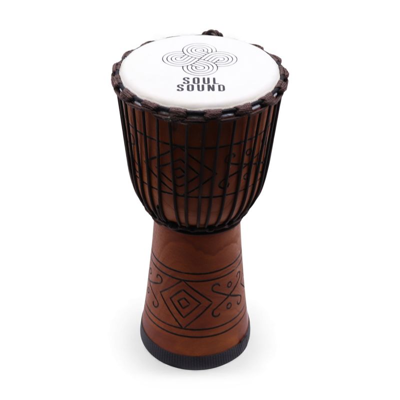 Grand Tambour Djembe Pro - Soul Sound (grave) - 50 cm (22 cm diamètre)