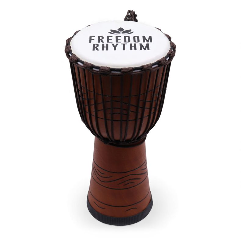 Grand Tambour Djembe Pro - Freedom Rhythm (aigu) - 50 cm (22 cm diamètre)