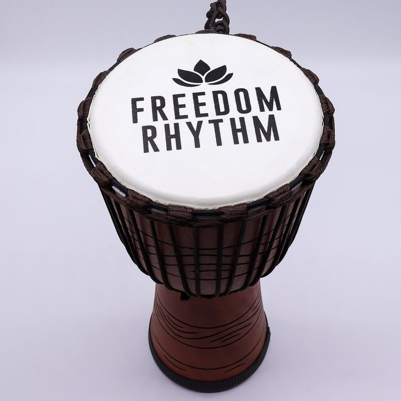 Grand Tambour Djembe Pro - Freedom Rhythm (aigu) - 50 cm (22 cm diamètre)