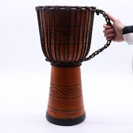 Grand Tambour Djembe Pro - Freedom Rhythm (aigu) - 50 cm (22 cm diamètre)