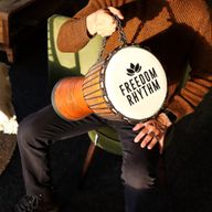 Grand Tambour Djembe Pro - Freedom Rhythm (aigu) - 50 cm (22 cm diamètre)