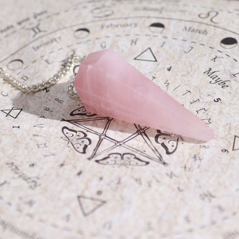 Tube Encens sortilège Ancient Witch – Amour – Pendule Quartz Rose