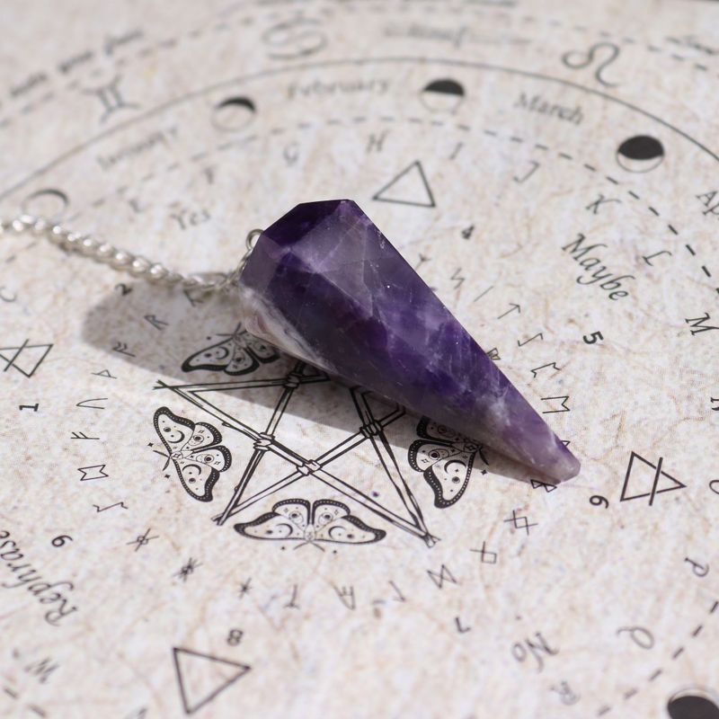 Tube Encens sortilège Ancient Witch  – Séduction – Pendule Améthyste