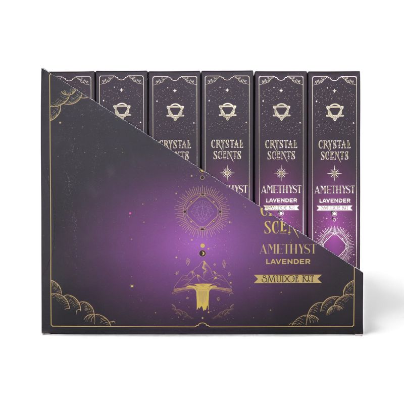 Encens & Cristaux Améthyste - Coffret Lavande