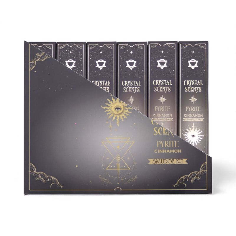 Encens & Cristaux Pyrite - Coffret Cannelle