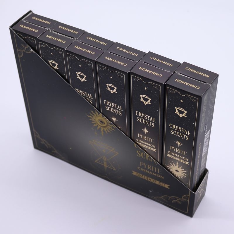 Encens & Cristaux Pyrite - Coffret Cannelle