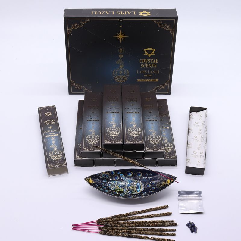 Encens & Cristaux Lapis-Lazuli - Coffret Musc