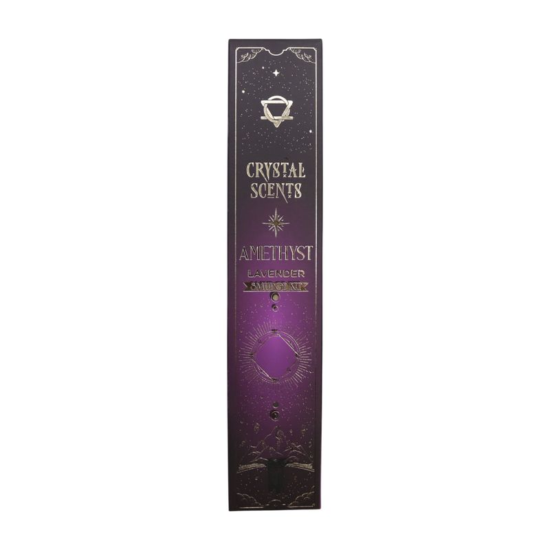 Encens & Cristaux Améthyste - Coffret Lavande