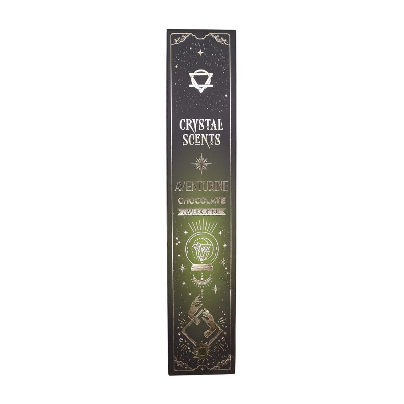 Encens & Cristaux Aventurine - Coffret Chocolat