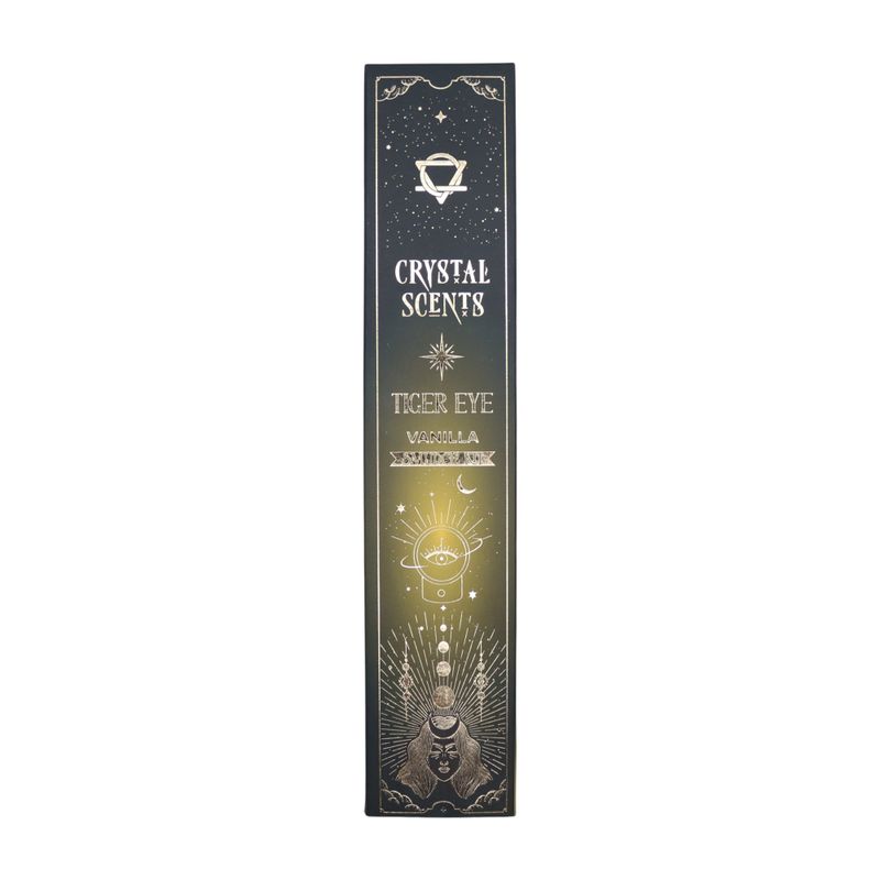Encens & Cristaux Œil de Tigre - Coffret Vanille