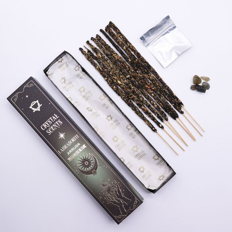 Encens & Cristaux Labradorite - Coffret Arruda