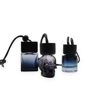 Diffuseur voiture à suspendre 8 ml (3 modèles x 4) - Noir