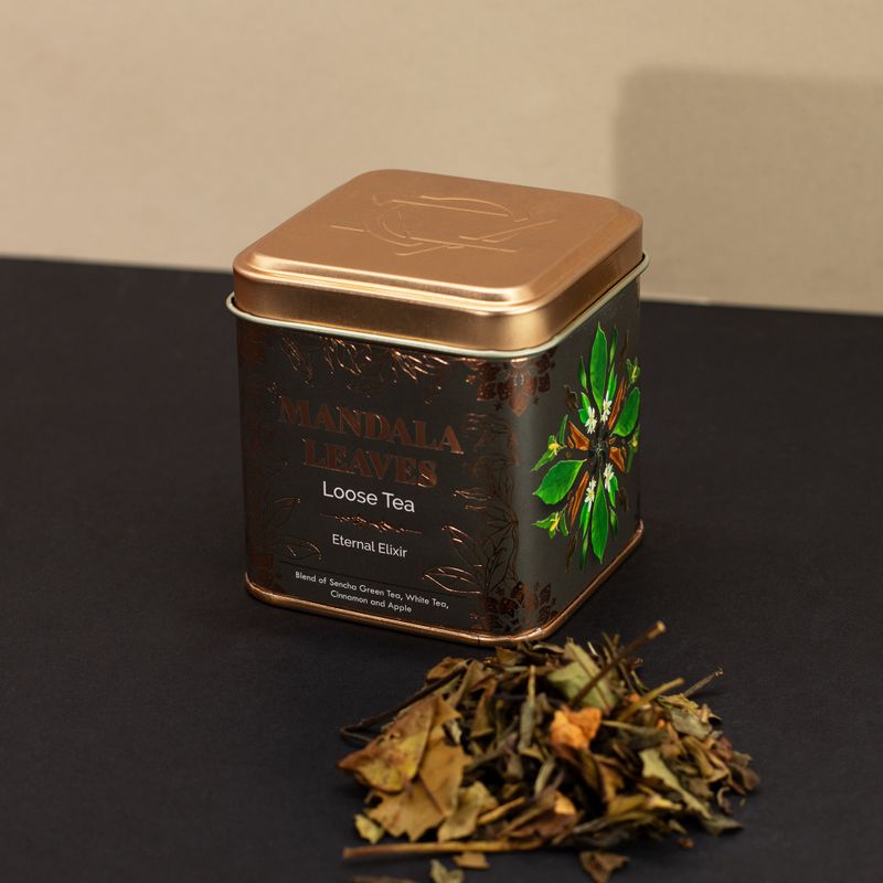 Boîte 50g Thé Blanc & Sencha Élixir Éternel