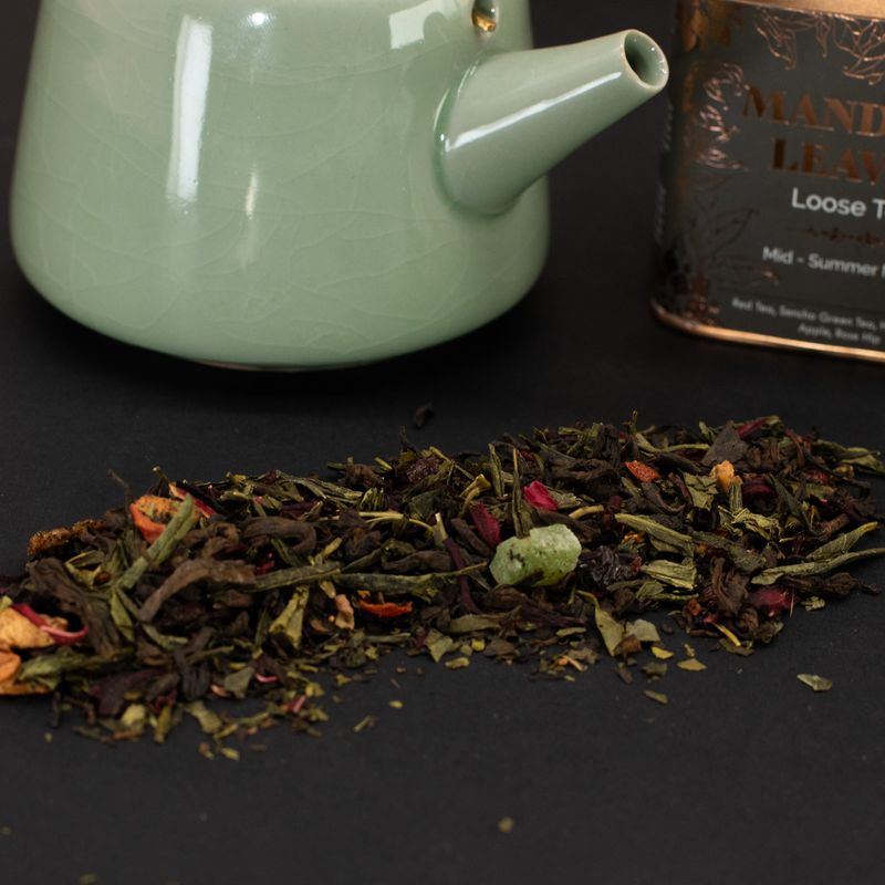 Boîte 50g Thé Rouge et Vert Magie d’Été