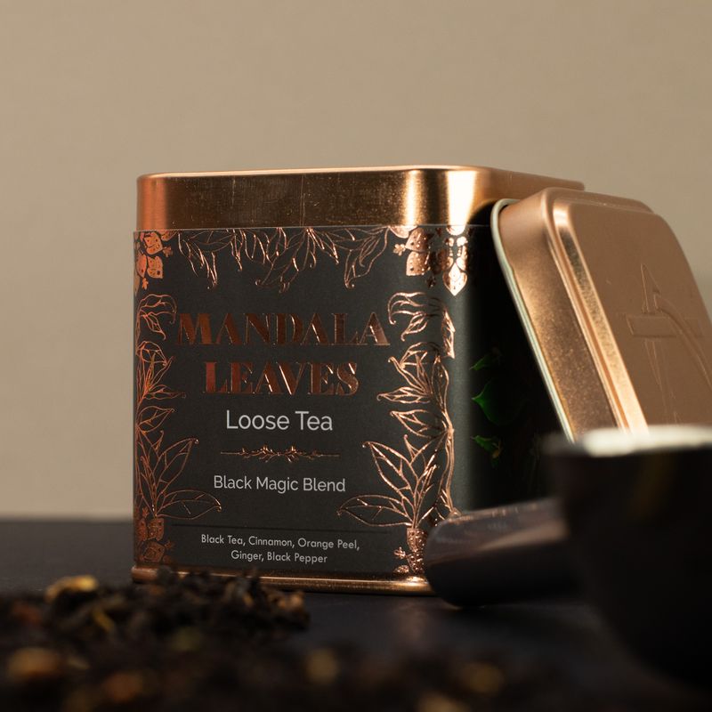Boîte 50g Thé noir Mélange Magie Noire