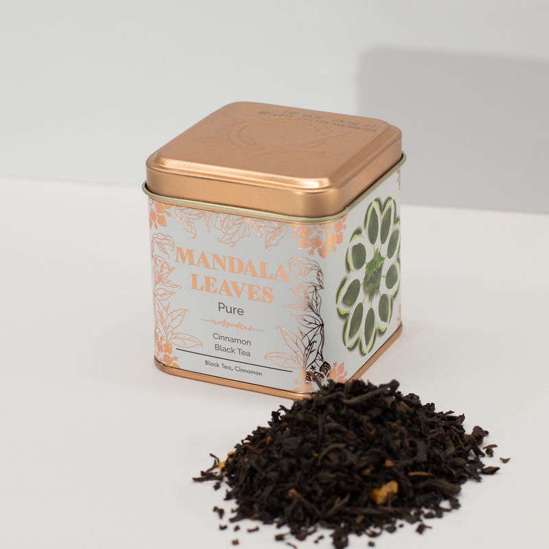 Boîte 50g Thé Noir Bio à la Cannelle