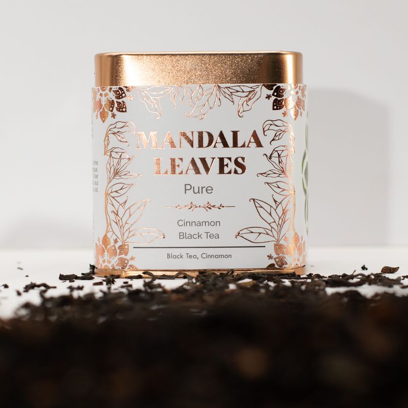 Boîte 50g Thé Noir Bio à la Cannelle