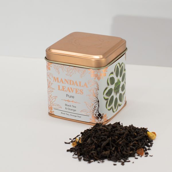Boîte 50g Thé Noir Bio à l’Orange