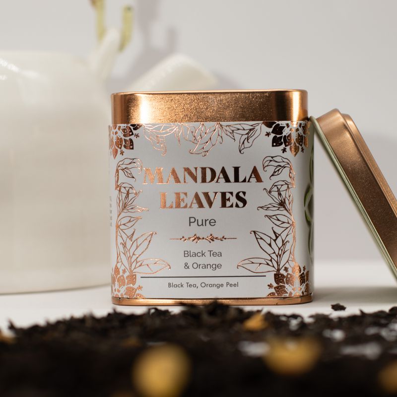 Boîte 50g Thé Noir Bio à l’Orange