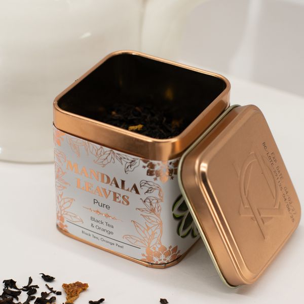 Boîte 50g Thé Noir Bio à l’Orange