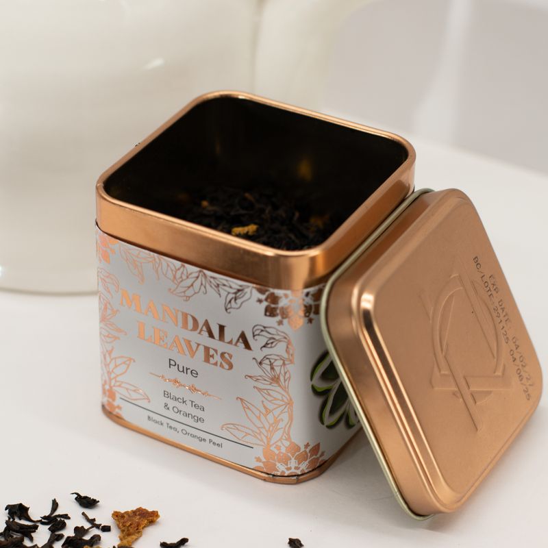 Boîte 50g Thé Noir Bio à l’Orange