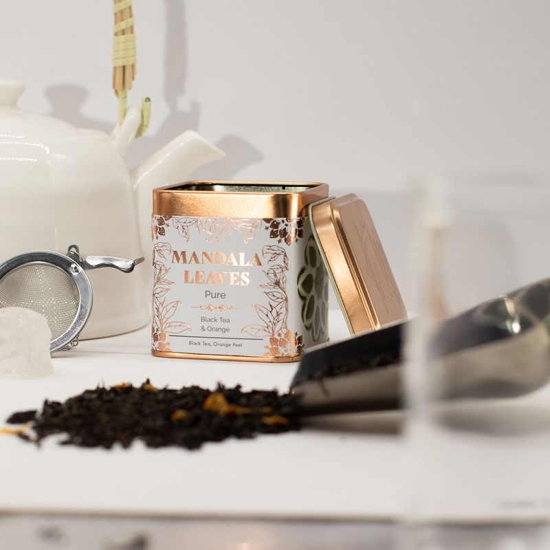 Boîte 50g Thé Noir Bio à l’Orange