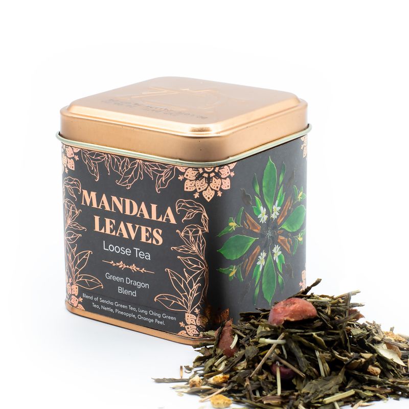 Boîte 50g Thé Vert Mélange Dragon Vert