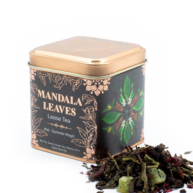Boîte 50g Thé Rouge et Vert Magie d’Été