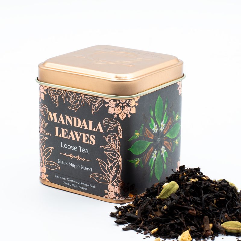 Boîte 50g Thé noir Mélange Magie Noire