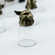 Verres à shot (25 ml) – Forêt & Créatures Mystiques – Bronze Antique