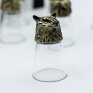 Verres à shot (25 ml) – Forêt & Créatures Mystiques – Bronze Antique