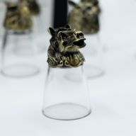 Verres à shot (25 ml) – Forêt & Créatures Mystiques – Bronze Antique